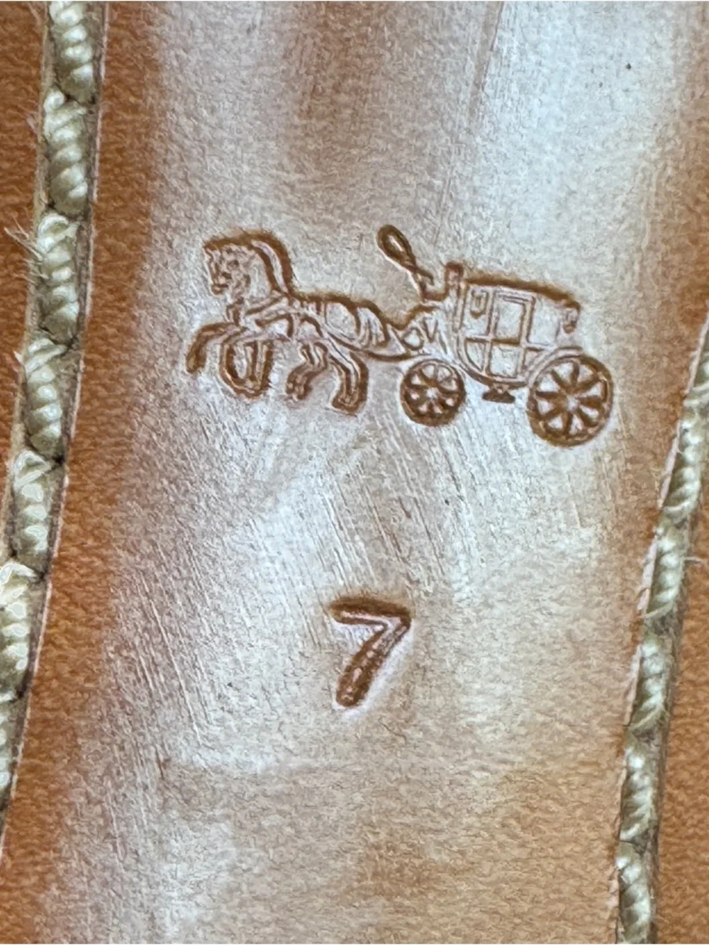 Coach Red Suede Heels - Picture 3 of 7